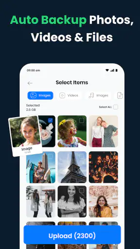 Cloud Storage: Data Backup screenshot
