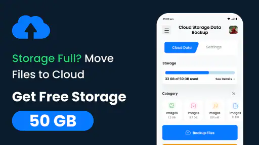 Cloud Storage: Data Backup screenshot