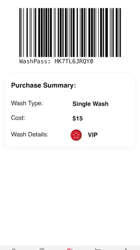 Club Car Wash Mobile App screenshot