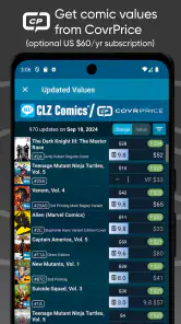 CLZ Comics comic book database screenshot