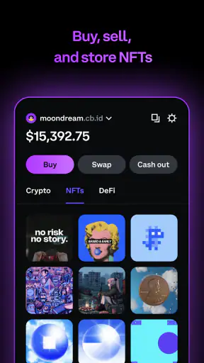 Coinbase Wallet: NFTs & Crypto screenshot