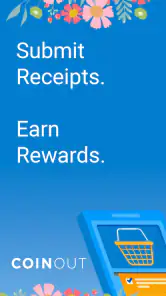 CoinOut Receipts & Rewards App screenshot