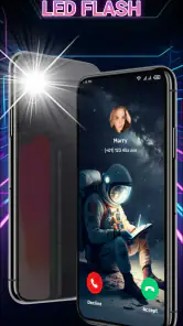 Color Call Theme, Call Screen screenshot