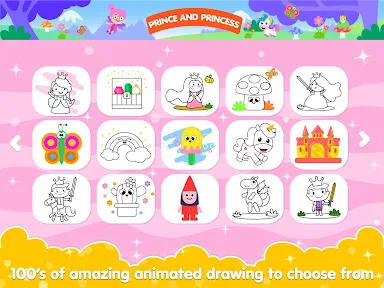 Coloring and Drawing For Girls screenshot