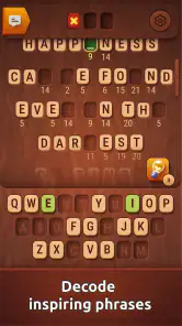 Colorwood Words - Cryptogram screenshot