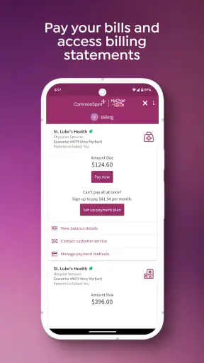 CommonSpirit - AR/GA/KY/TN/TX screenshot