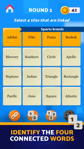 Connections Connect The Words screenshot