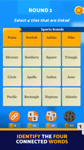 Connections Connect The Words screenshot