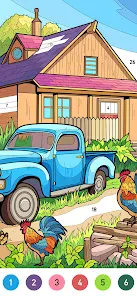 Country Farm Coloring Book screenshot