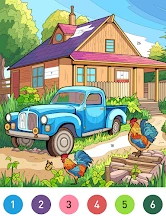 Country Farm Coloring Book screenshot