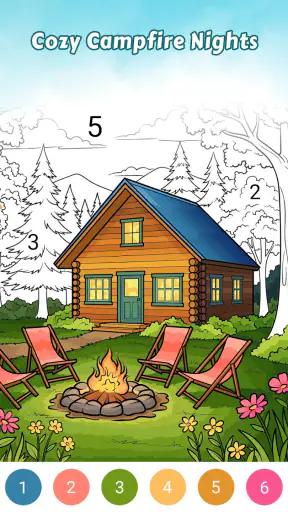 Country Living Color by Number screenshot