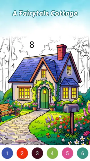 Country Living Color by Number screenshot