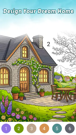 Country Living Color by Number screenshot