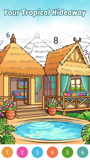 Country Living Color by Number screenshot