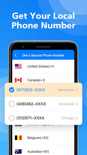 CoverMe - Second Phone Number screenshot