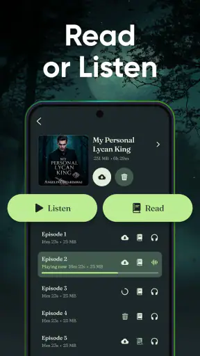 Crave: Werewolf Audiobooks screenshot