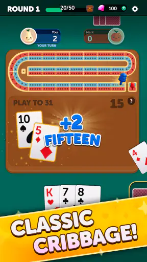 Cribbage Classic - Card Game screenshot
