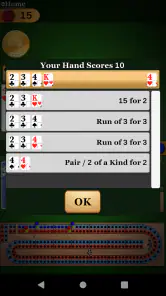 Cribbage Pro Online! screenshot
