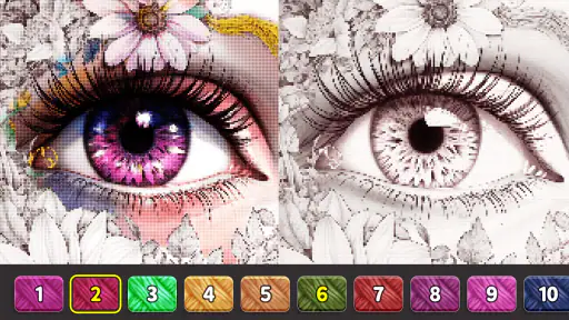 Cross Stitch: Color by Number screenshot