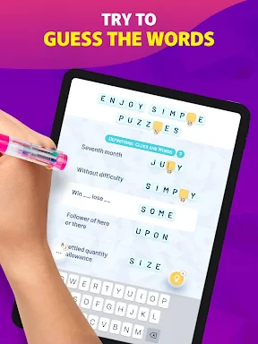 Crostic Crossword-Word Puzzles screenshot