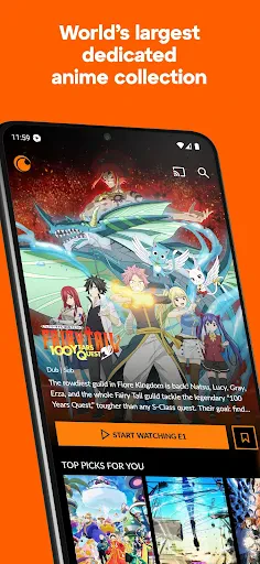 Crunchyroll screenshot