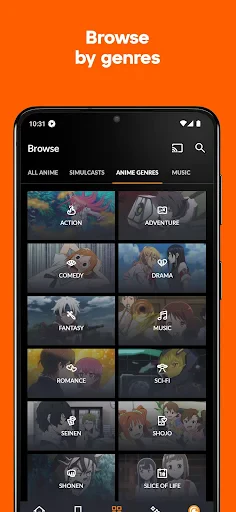 Crunchyroll screenshot