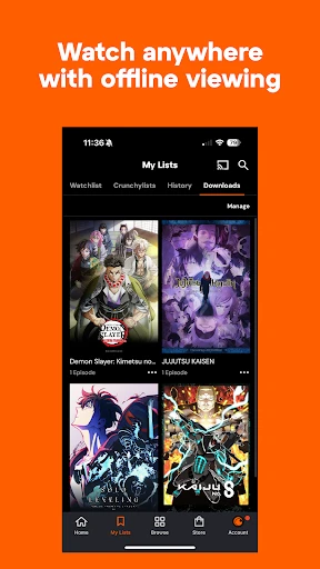 Crunchyroll screenshot