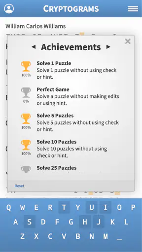 Cryptogram · Cryptoquote Game screenshot