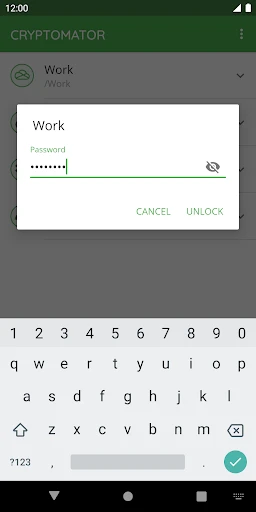 Cryptomator screenshot
