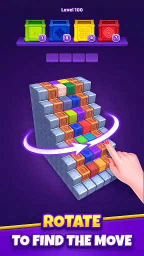 Cube Tap Sort screenshot