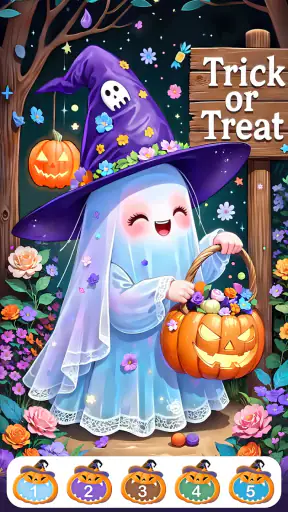 Cute Halloween Color screenshot