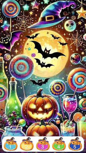 Cute Halloween Color screenshot