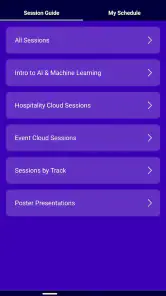 Cvent Events screenshot