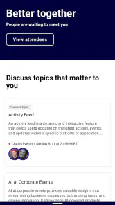 Cvent Events screenshot