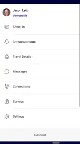 Cvent Events screenshot