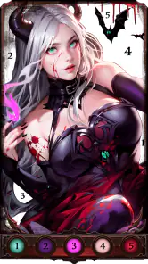 Dark, Horror Color by Number screenshot