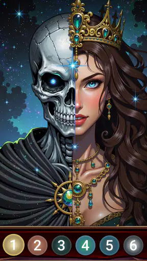 Dark Night Paint by Numbers screenshot