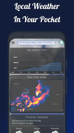 Rain Gauge & Dark Sky Tech screenshot