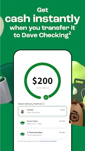 Dave - Fast Cash & Banking screenshot