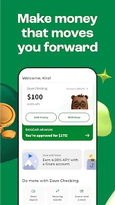 Dave - Fast Cash & Banking screenshot