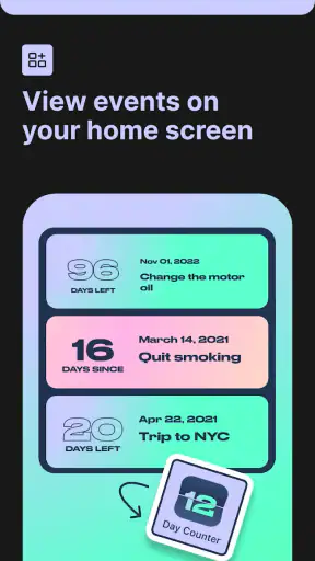 Day Counter. Count Up & Down screenshot