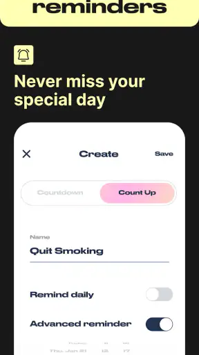 Day Counter. Count Up & Down screenshot