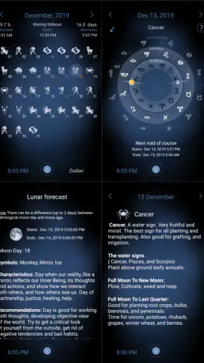 Deluxe Moon - Moon Calendar, P screenshot