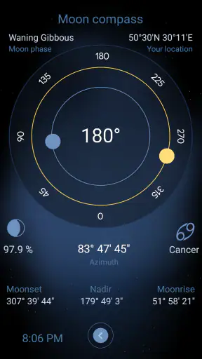 Deluxe Moon - Moon Calendar, P screenshot