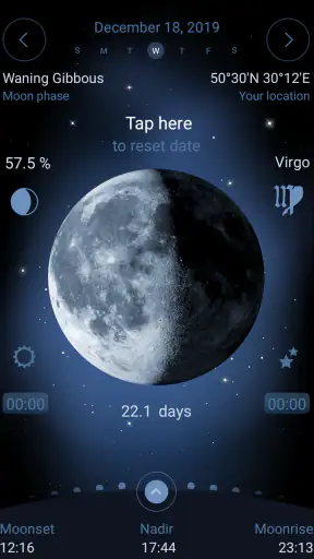 Deluxe Moon - Moon Calendar, P screenshot