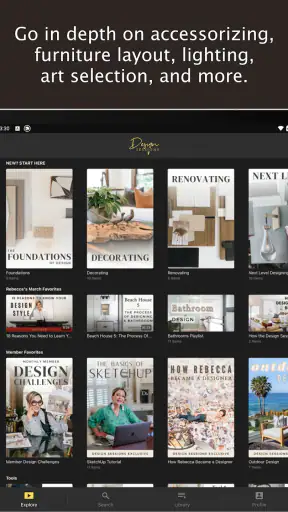 Design Sessions screenshot