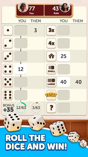 Dice Yatzy - Classic Fun Game screenshot
