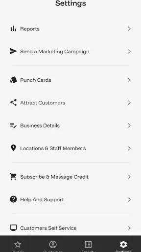 digiPunchCard screenshot