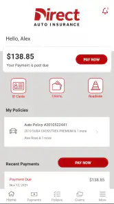 Direct Auto Insurance screenshot