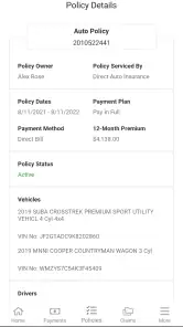 Direct Auto Insurance screenshot
